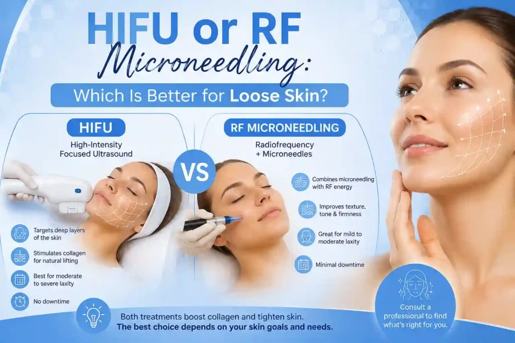 Lost the Weight but Not the Loose Skin? What You Should Know 2 HIFU or RF Microneedling: Which Is Better for Loose Skin East Sussex?